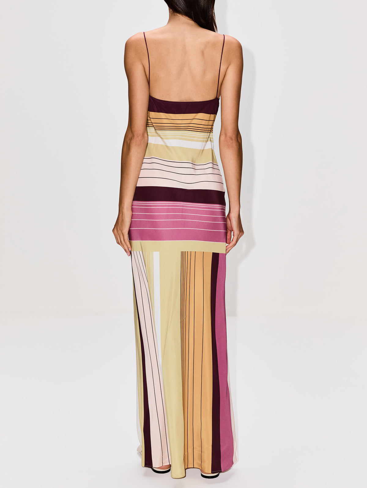 Fontana Slip Dress,SIR.,ESPRESSO,Image 4