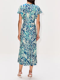 Blithe Flutter Sleeve Dress,ULLA JOHNSON,ATLANTIC,Image 4
