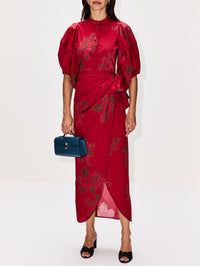 Ewa Skirt,VANESSA BRUNO,CERISE,Image 2