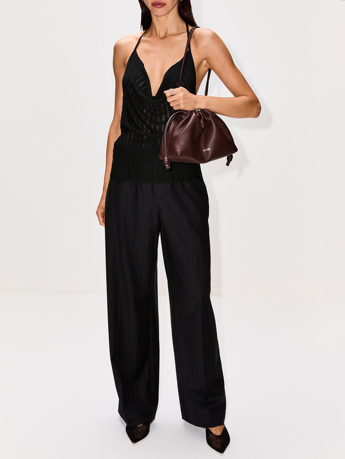 Sorrentino Drawstring Pant,SIR.,RED PINSTRIPE,Image 1