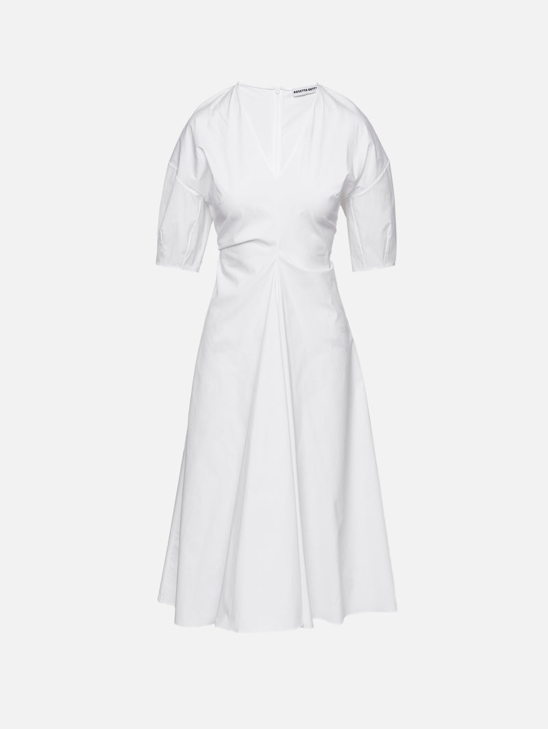 Torqued Short Sleeve Dress