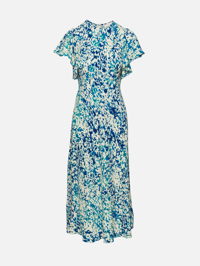 Blithe Flutter Sleeve Dress,ULLA JOHNSON,ATLANTIC,Image 1