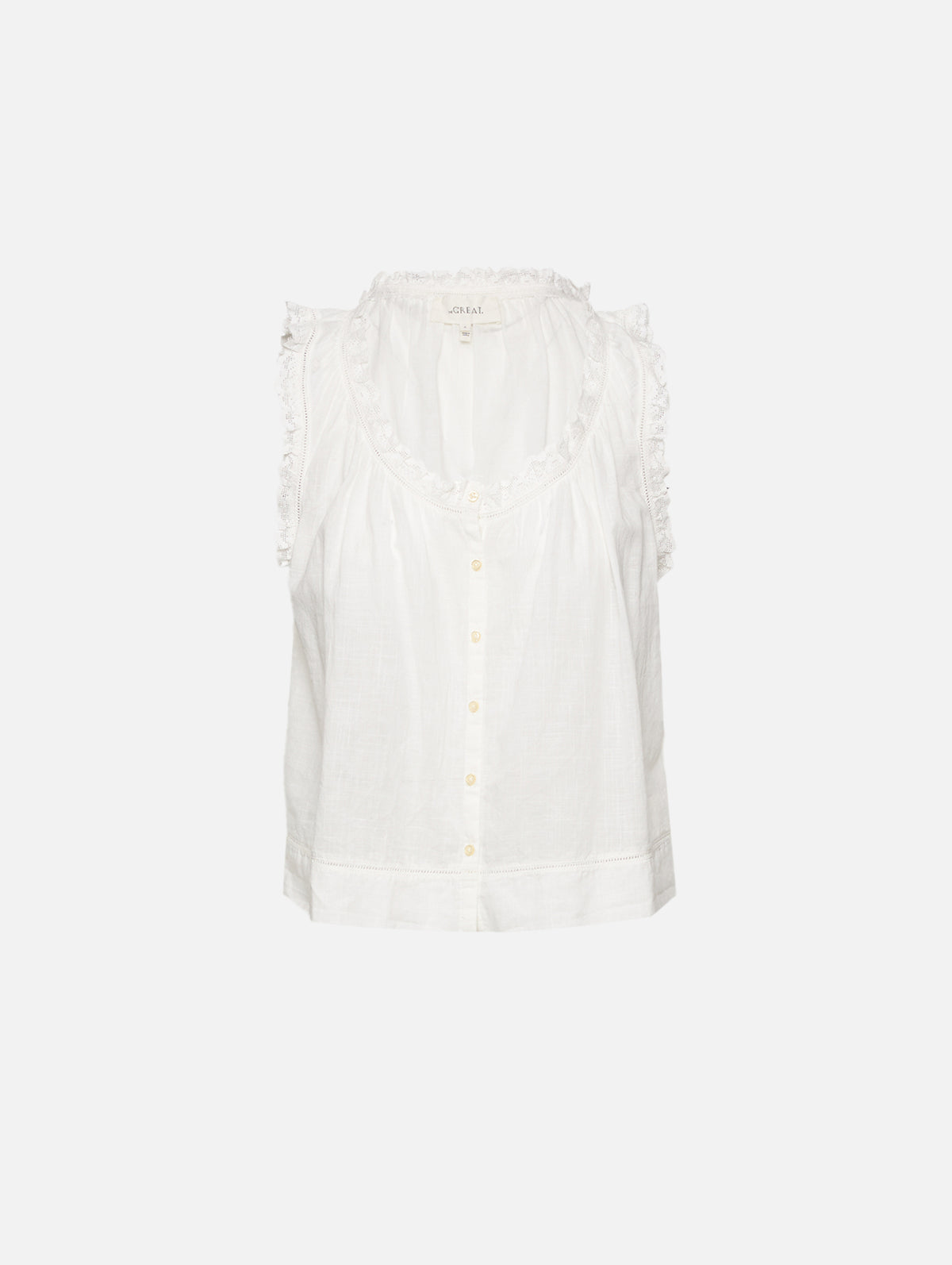 Vignette Top,THE GREAT,WHITE,Image 1
