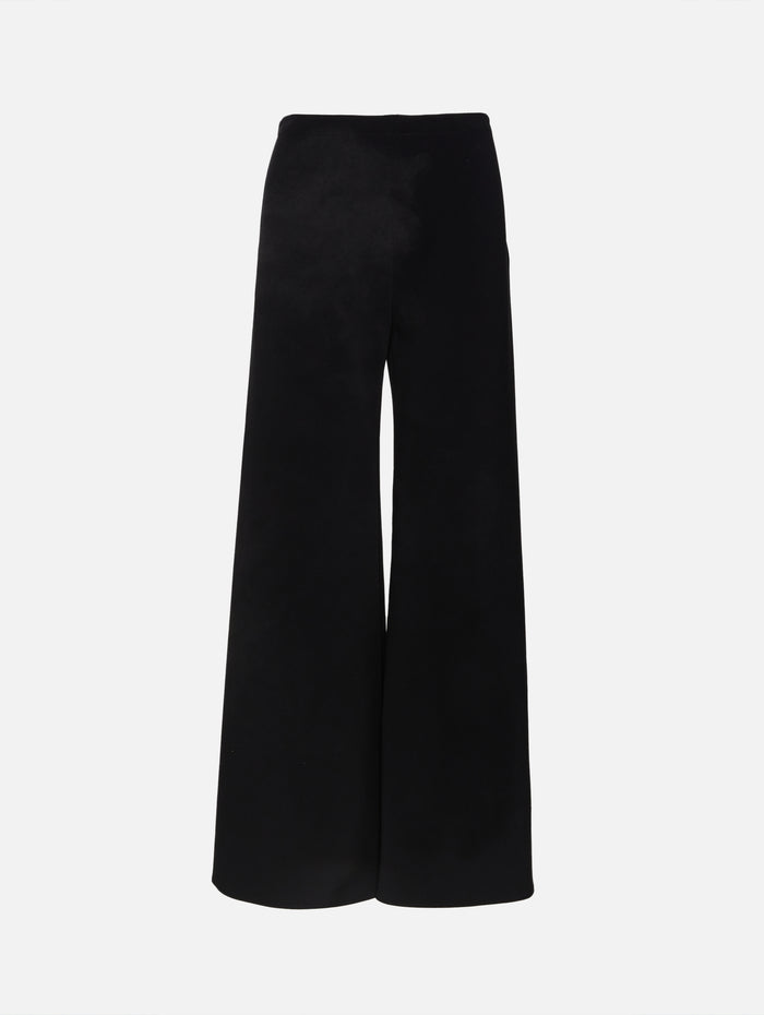 Bias Cut Wide Leg Pant,ROSETTA GETTY,BLACK,Image 1