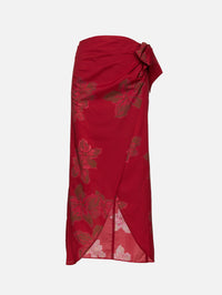 Ewa Skirt,VANESSA BRUNO,CERISE,Image 1