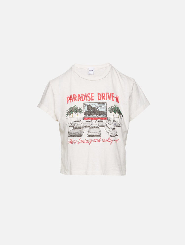 50s Boxy Tee,RE/DONE,VINTAGE WHITE,Image 1