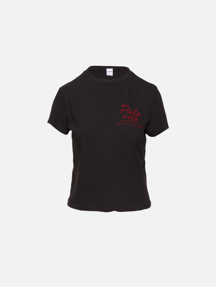 Classic Tee,RE/DONE,WASHED BLACK,Image 1
