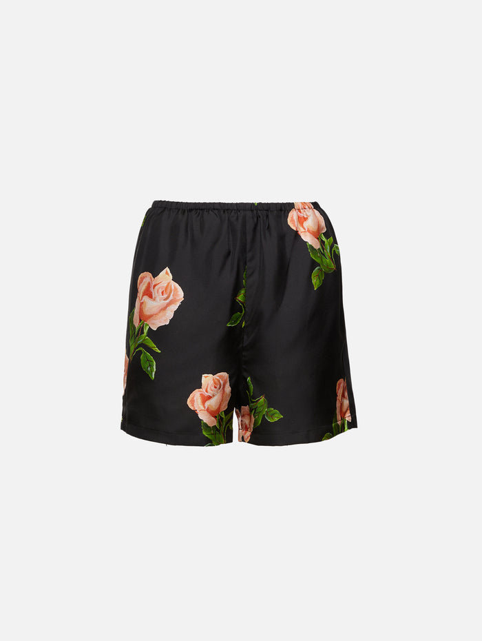 Dylla Short,NANUSHKA,OFF BLACK ROSES,Image 1