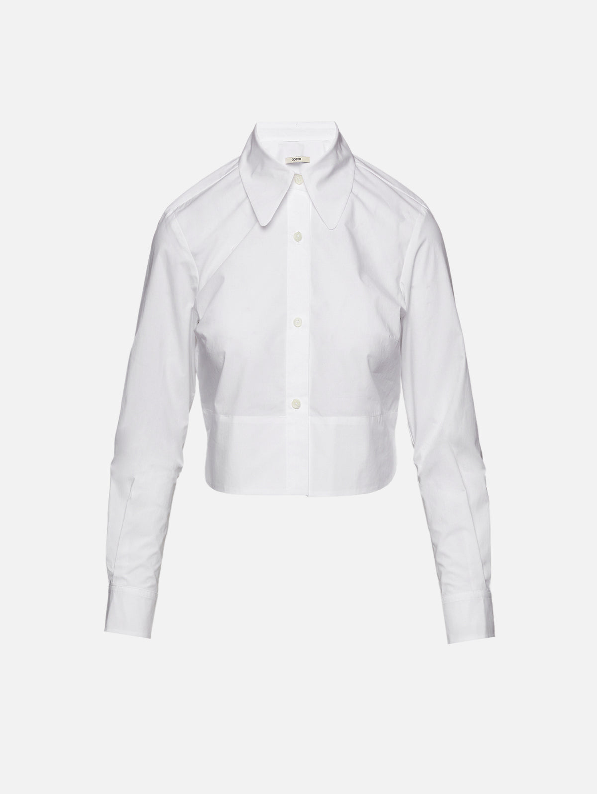 Poplin Shirt,ODEEH,WHITE,Image 1