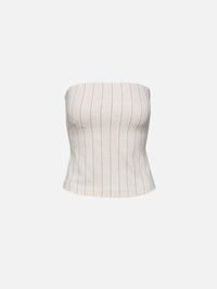 Strapless Bandeau,ROSETTA GETTY,BEIGE/BROWN,Image 1