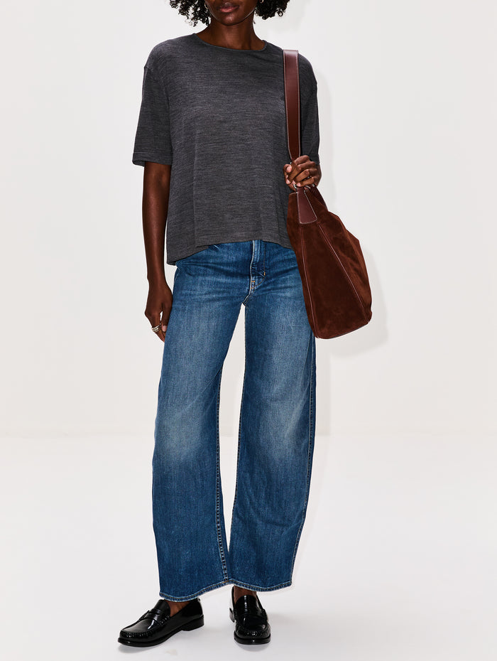 Perry Hobo Bag,STAUD,MAHOGANY,Image 1