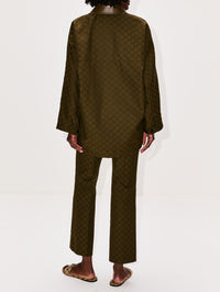 GG Canvas Pant,GUCCI,ARMY GREEN,Image 3