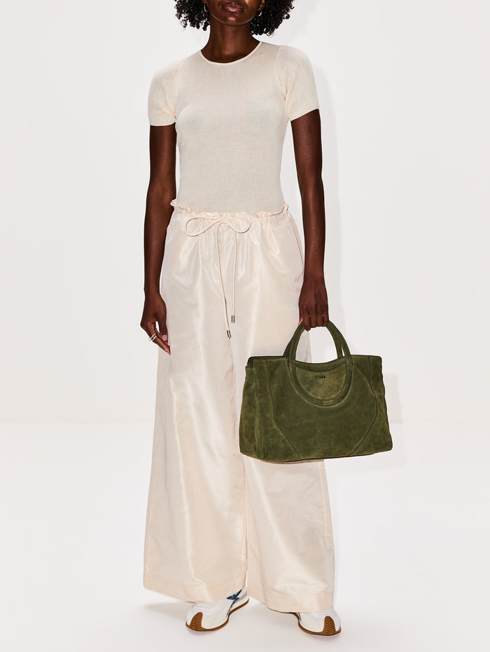 Wesley Drawstring Pant,KALLMEYER,IVORY,Image 1