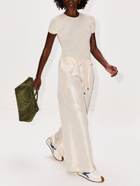 Wesley Drawstring Pant,KALLMEYER,IVORY,Image 3