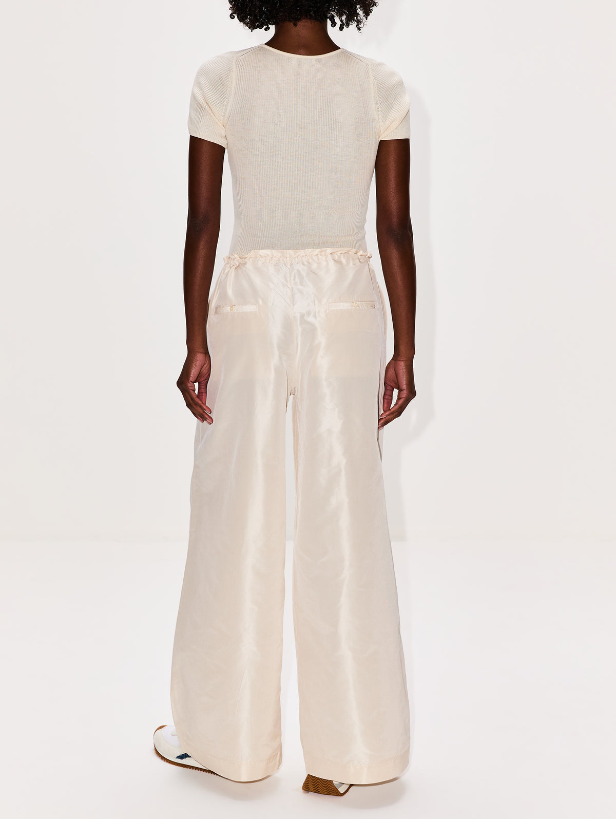 Wesley Drawstring Pant,KALLMEYER,IVORY,Image 4