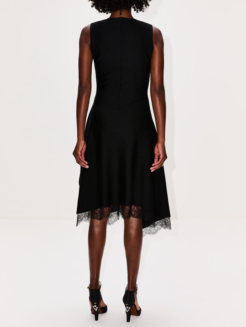 Asymmetrical Lace Dress
