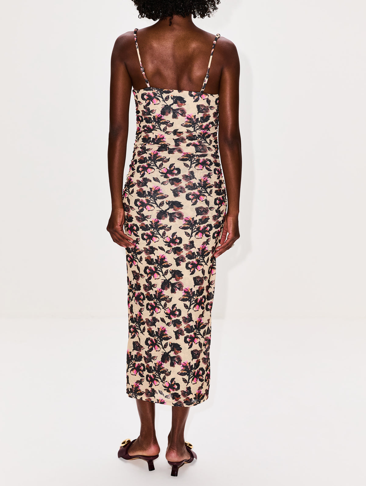 Alexa Day Dress,NANUSHKA,TAPESTRY FLORAL,Image 4