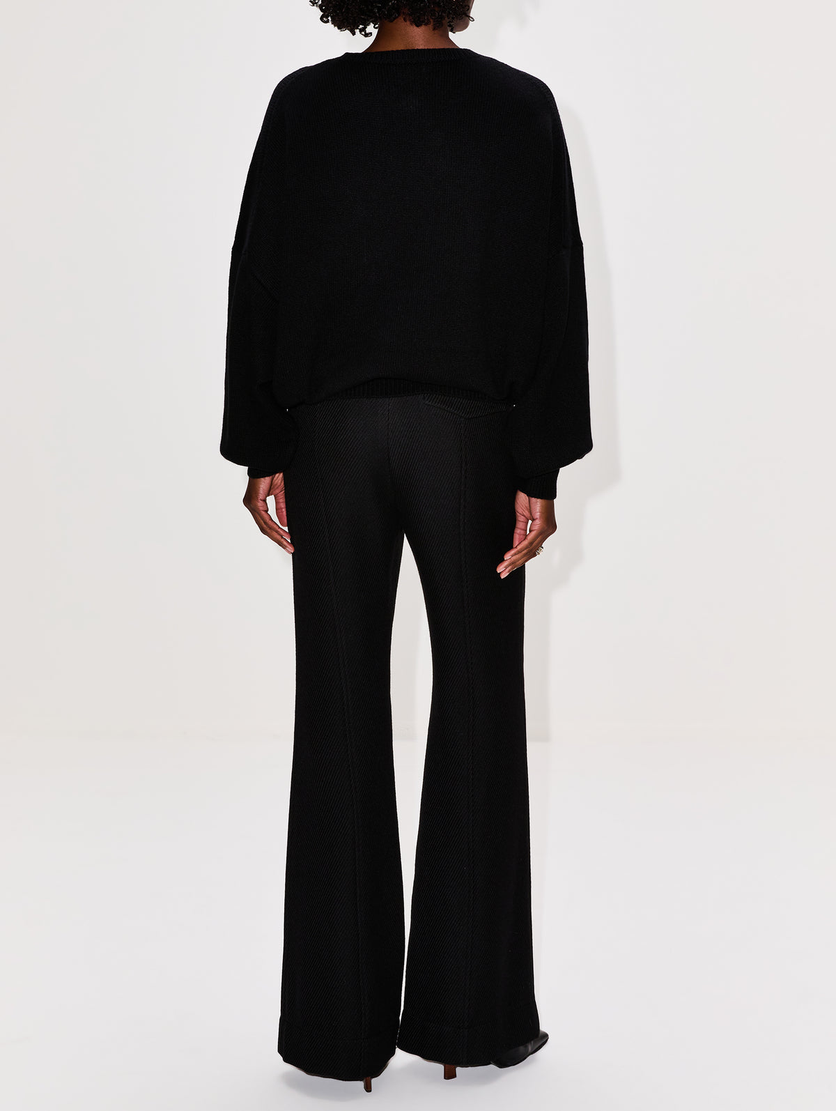 Wolfe Sweater,KHAITE,BLACK,Image 3