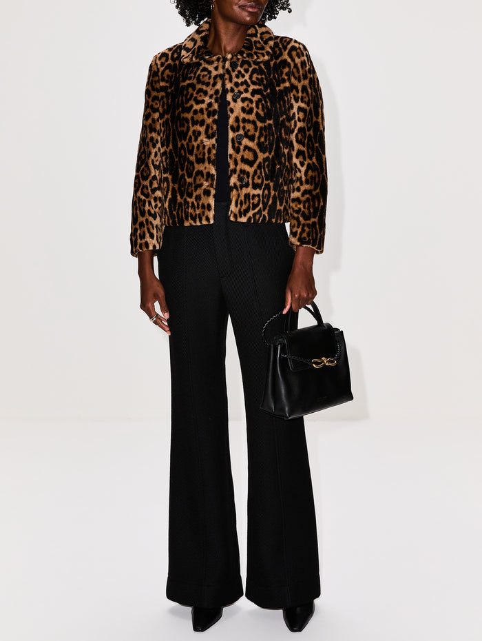 Montmartre Cropped Jacket,NILI LOTAN,LEOPARD PRINT,Image 1