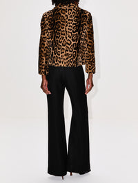 Montmartre Cropped Jacket,NILI LOTAN,LEOPARD PRINT,Image 3