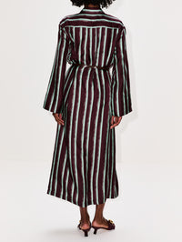 Shirt Dress,ODEEH,CORDOVAN,Image 4