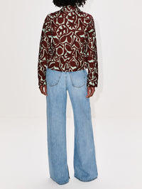 Ruffle Jacket,ODEEH,RED EARTH,Image 3