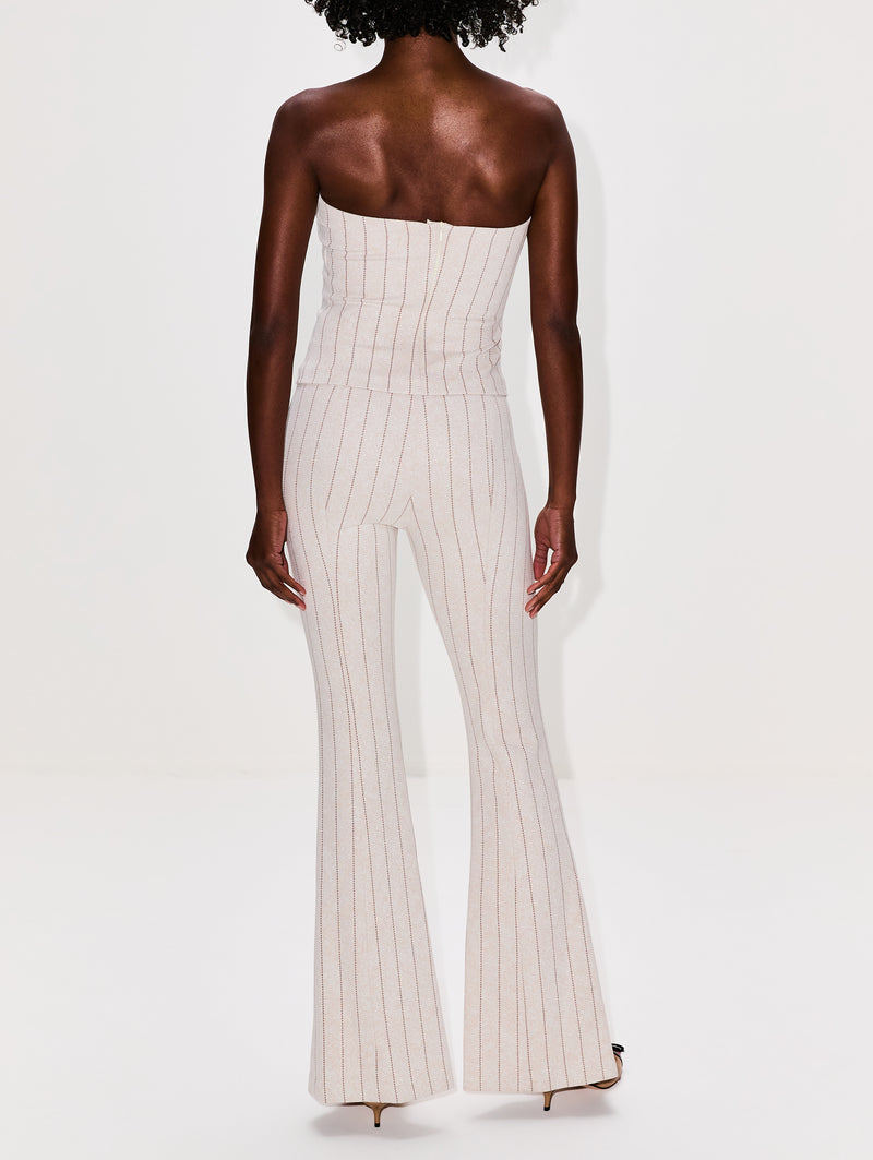 Pull On Pintuck Flare Pant