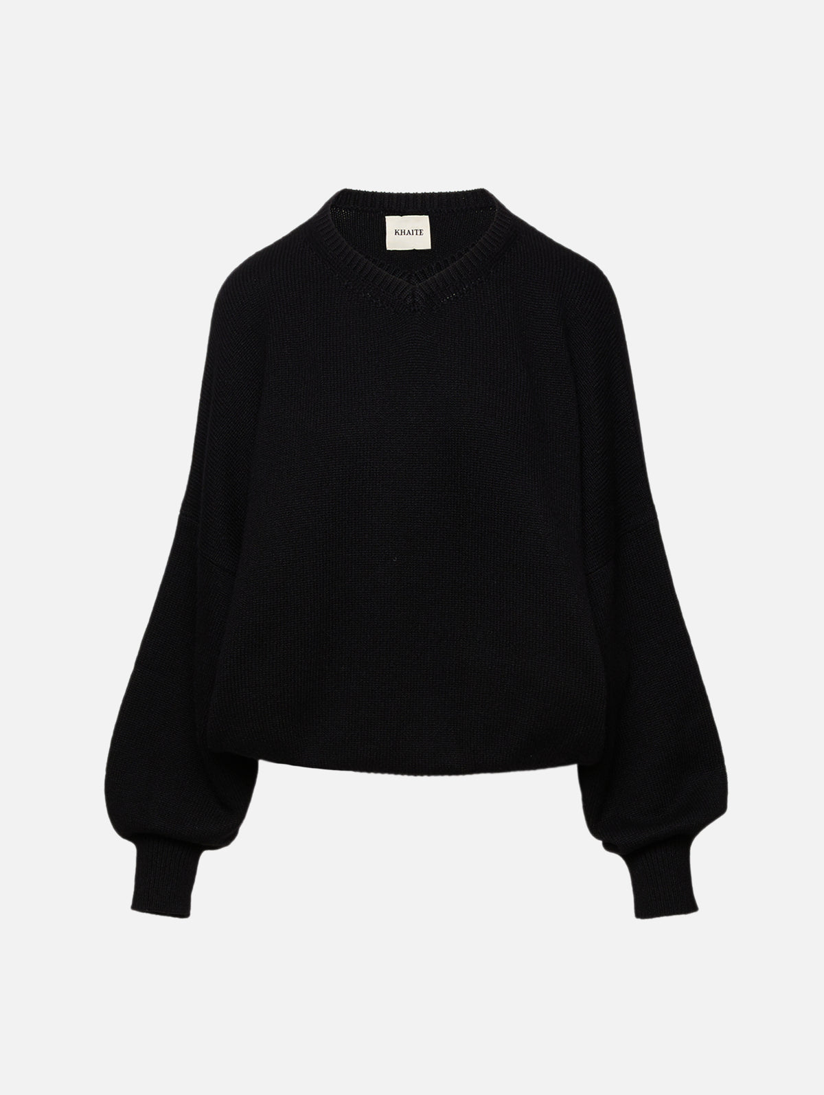 Wolfe Sweater,KHAITE,BLACK,Image 1