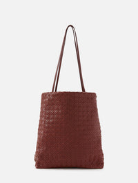 Lilou Woven Bag,THE ROW,PECAN,Image 1