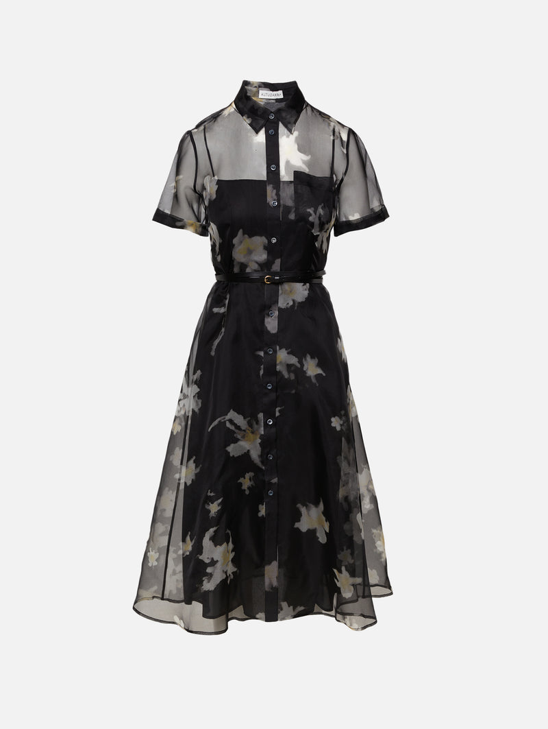 BLACK INKY FLOWERS