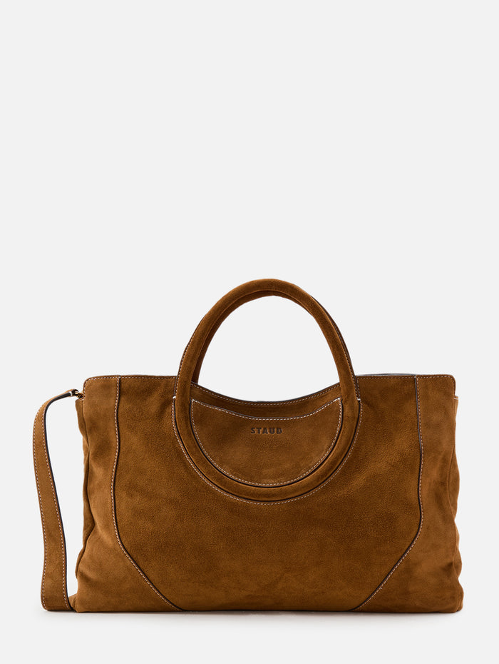 Maude Satchel,STAUD,TAN,Image 1