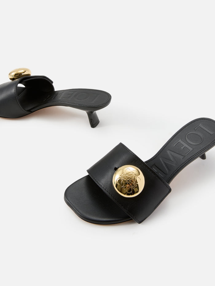 Pebble Slide 45mm,LOEWE,BLACK,Image 1