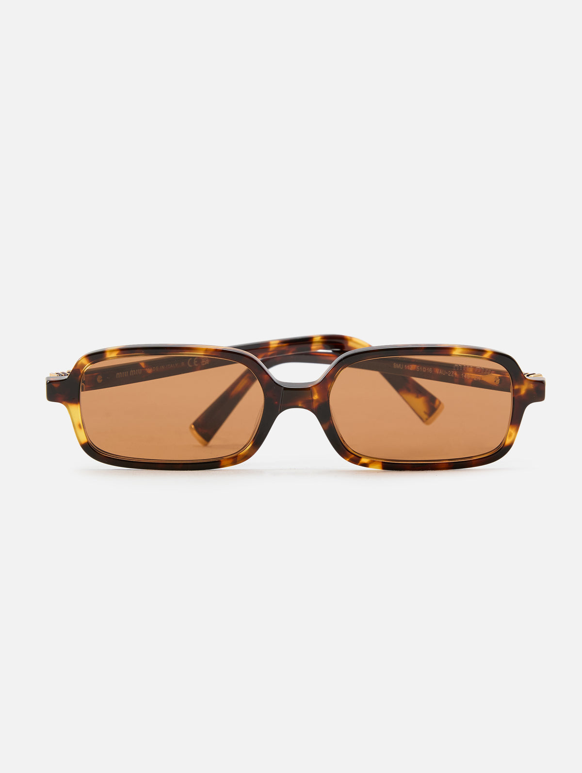 Square Frame Sunglasses,MIU MIU EYEWEAR,CAMEL BEIGE,Image 1
