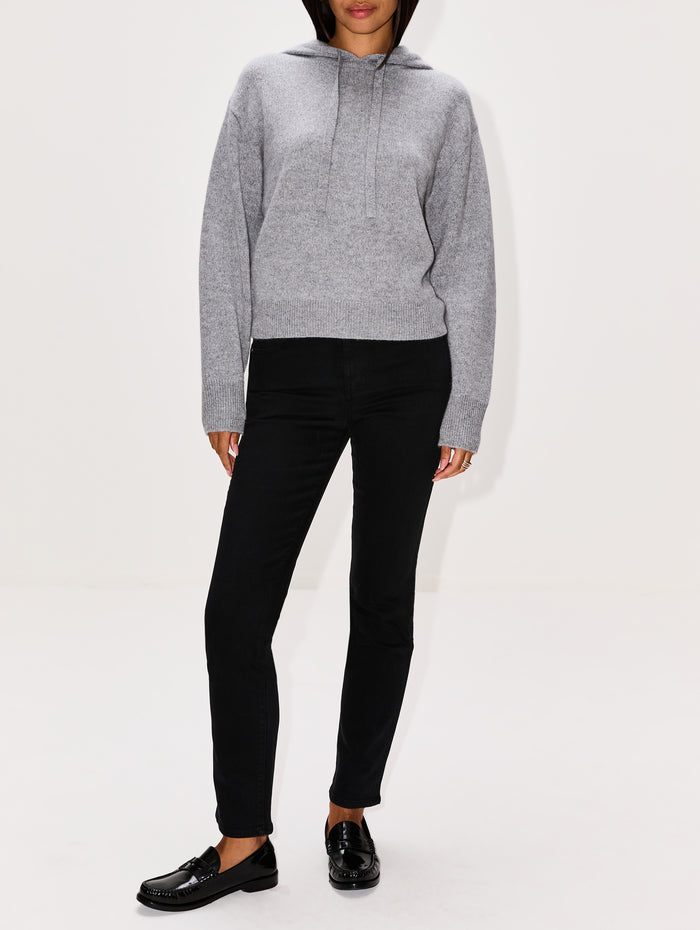 Collegiate Hoodie,GUEST IN RESIDENCE,HEATHER GREY,Image 1