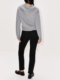 Collegiate Hoodie,GUEST IN RESIDENCE,HEATHER GREY,Image 3