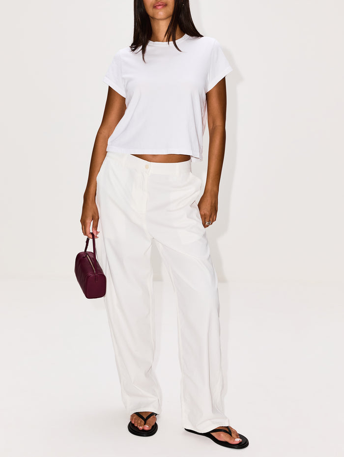 Sharka Pant,THE ROW,WHITE,Image 1