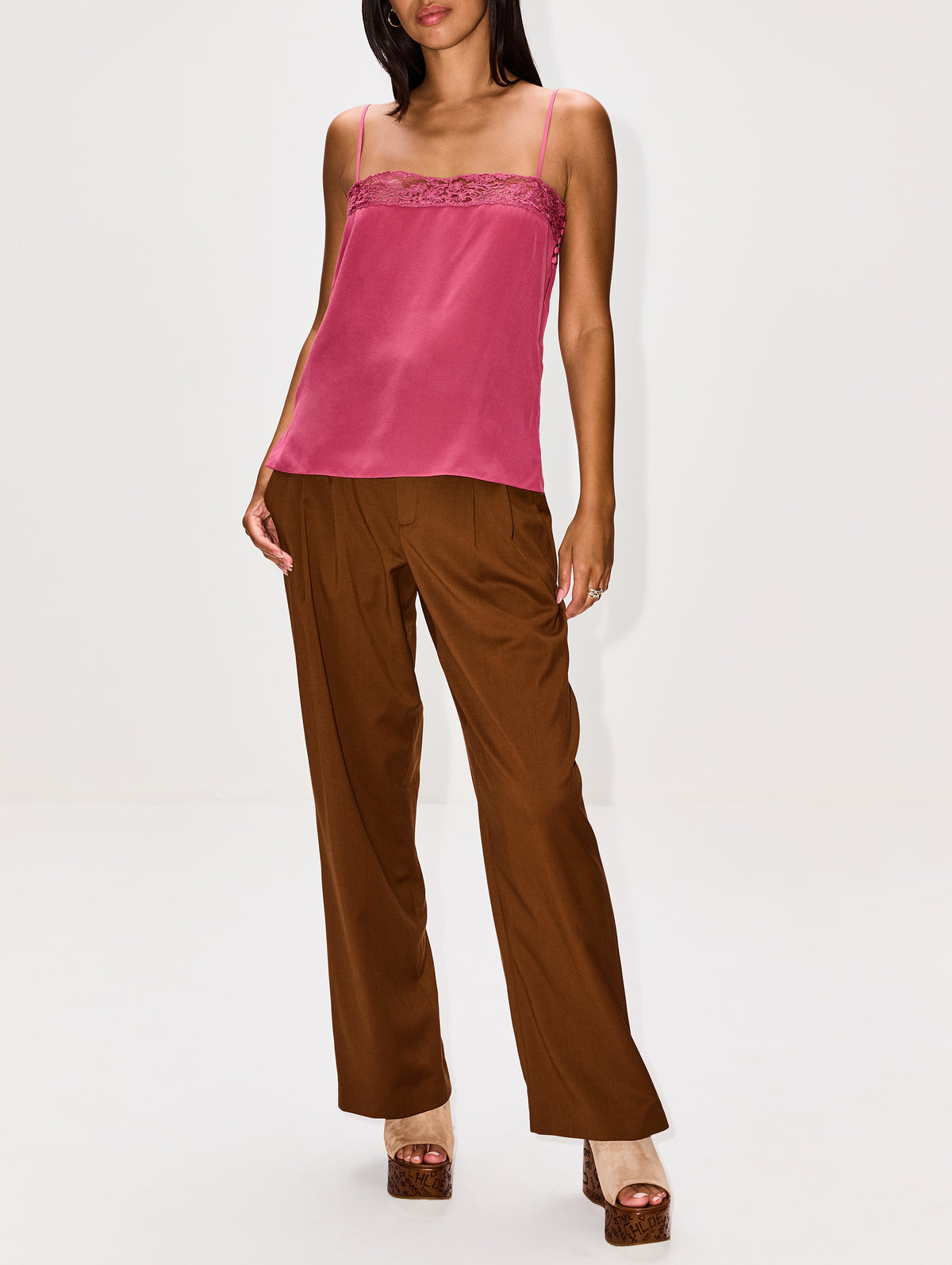 Maxime Wedge Slingback,CHLOÉ,SANDY BROWN,Image 3