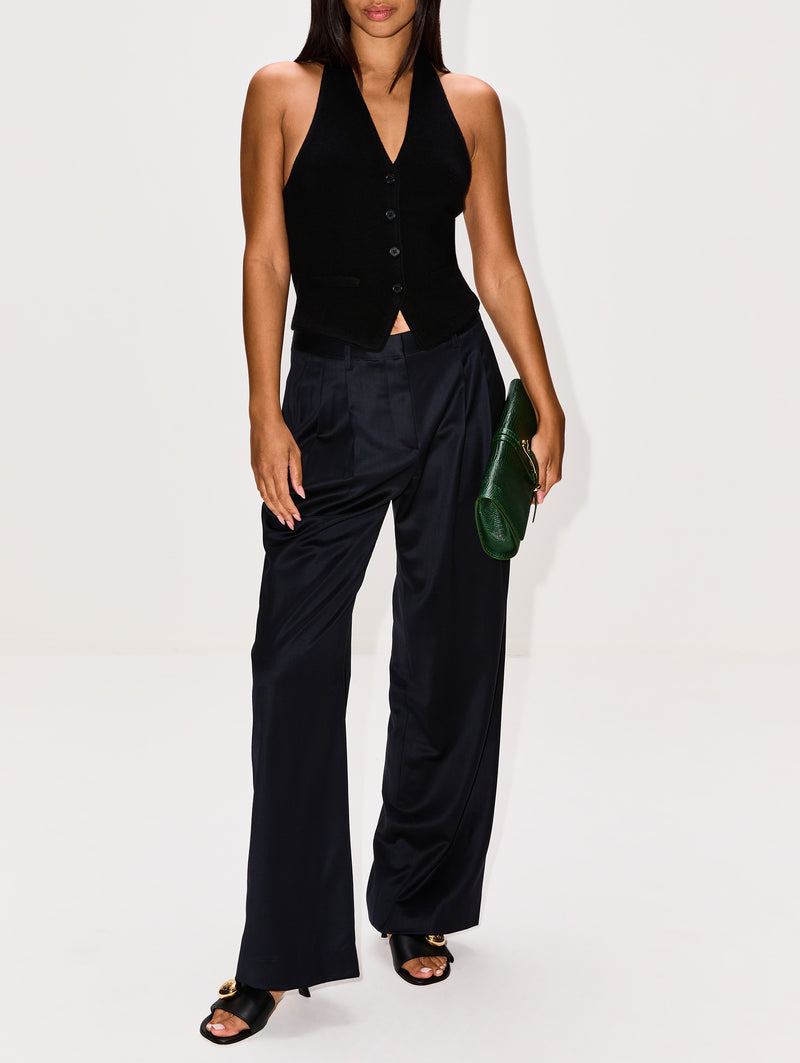 Tailored Halter Vest