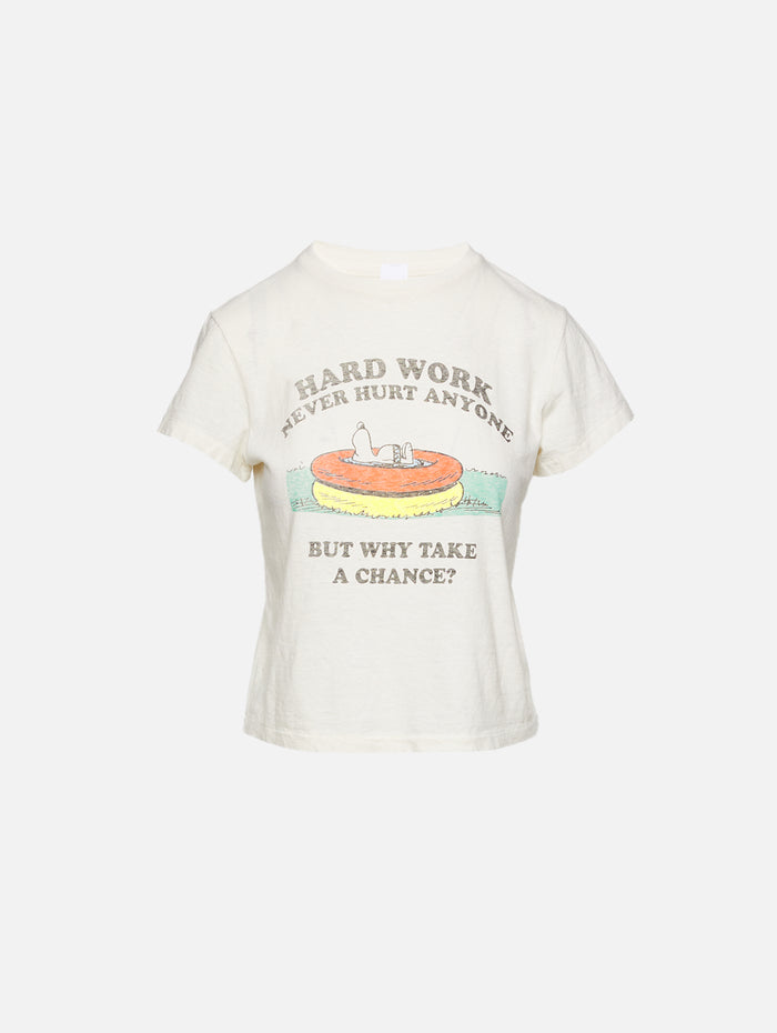 Classic Tee,RE/DONE,VINTAGE WHITE,Image 1