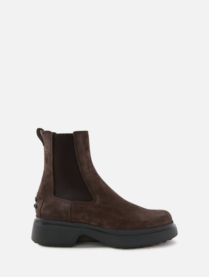 Chunky Elastic Bootie,TOD'S,PALISSANDRO,Image 1