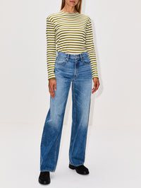 Basic Longsleeve Top,CLOSED,PISTACHIO GREEN,Image 2