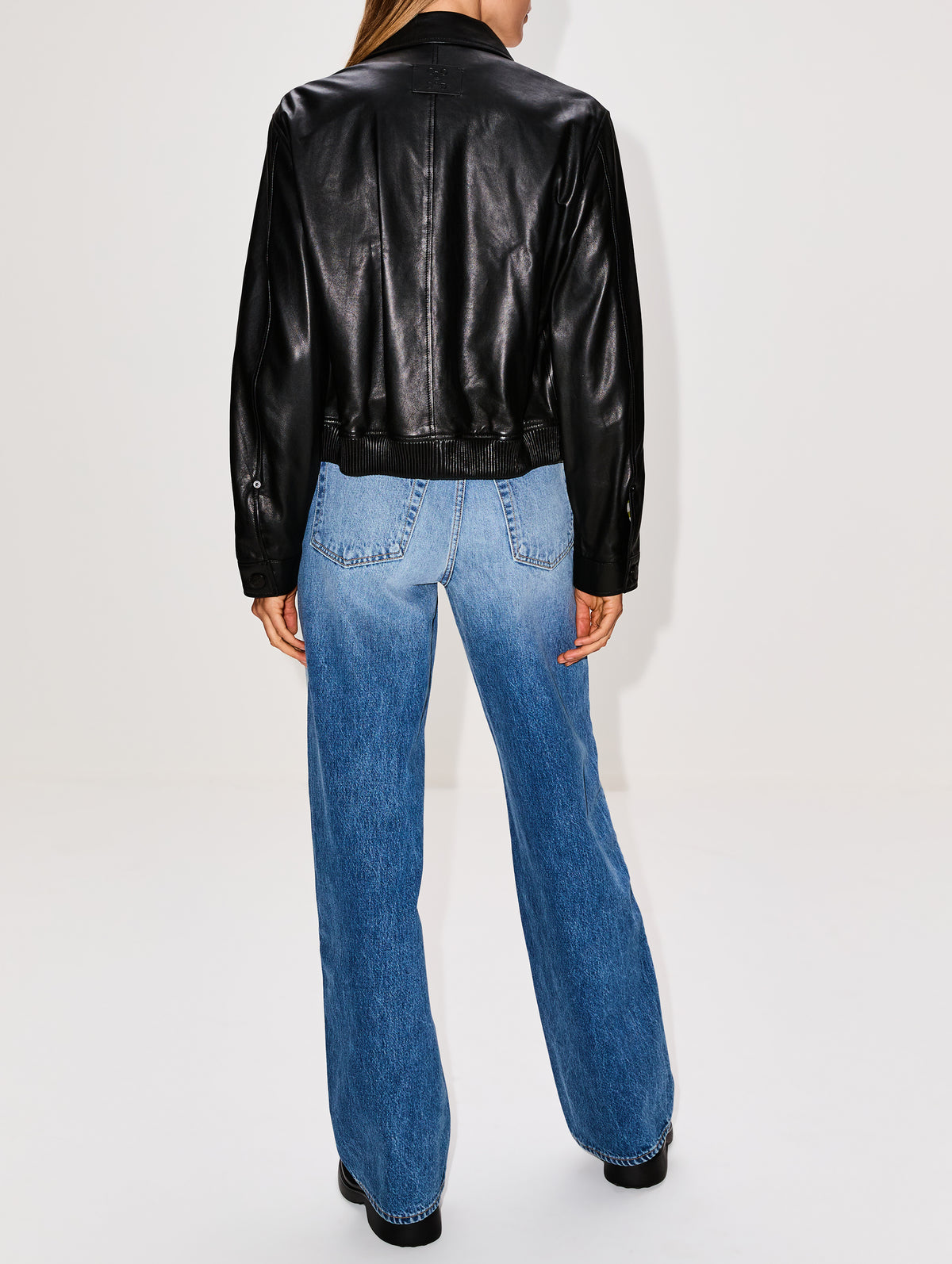 Leather Jacket,CLOSED,BLACK,Image 3