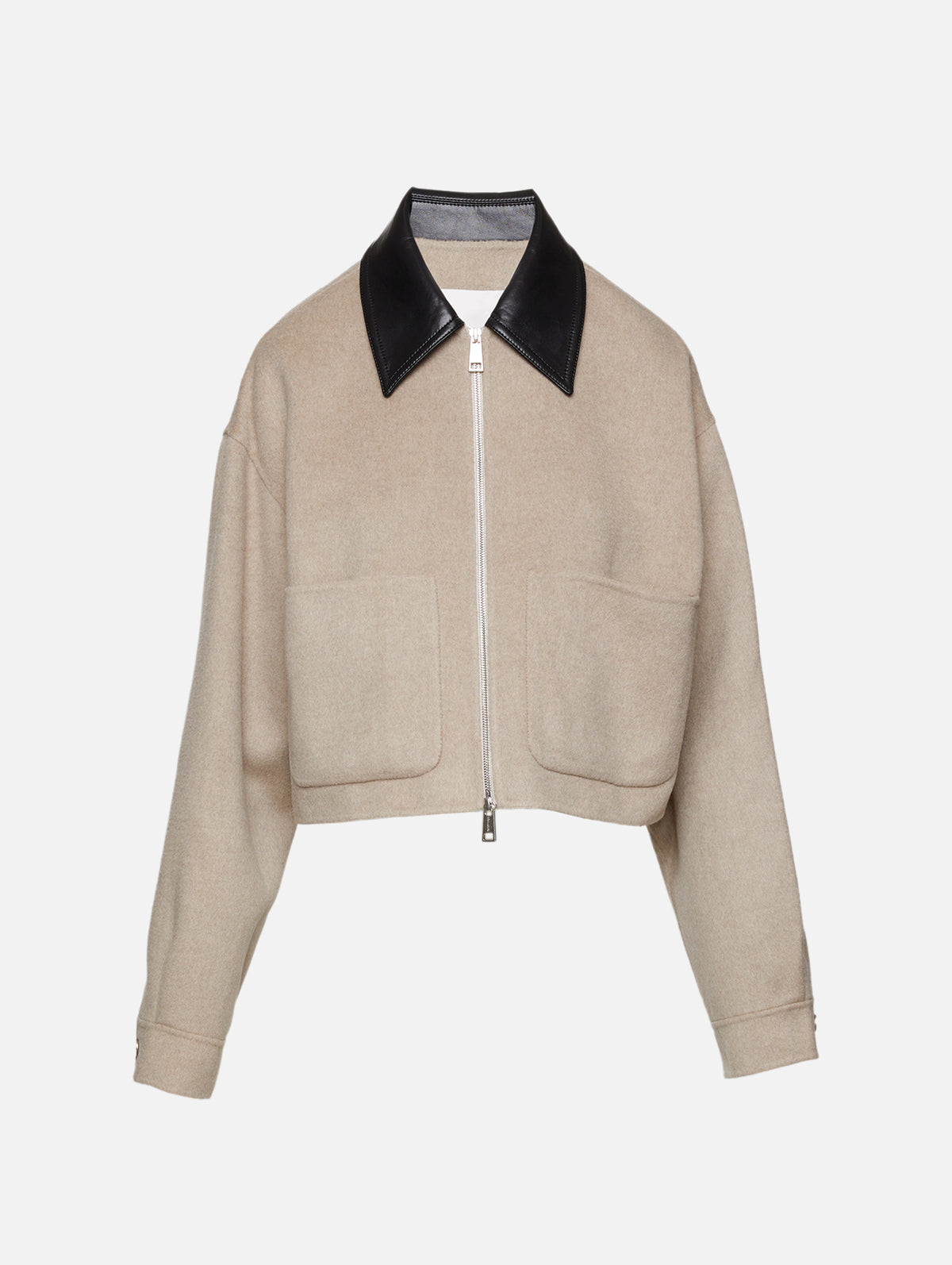 Phebe Jacket,NANUSHKA,STONE BLACK,Image 1