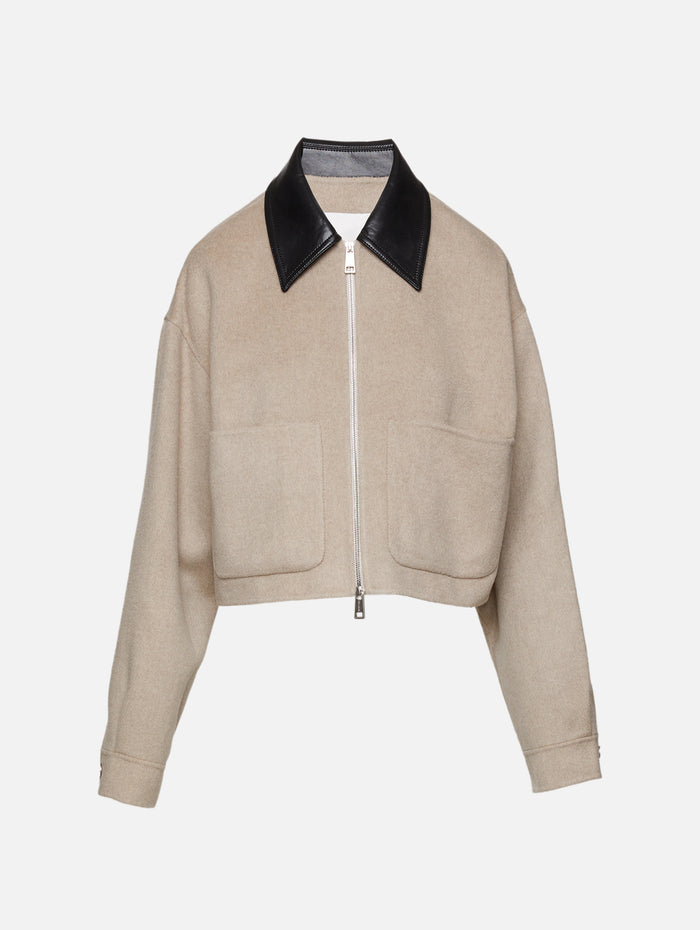 Phebe Jacket,NANUSHKA,STONE BLACK,Image 1