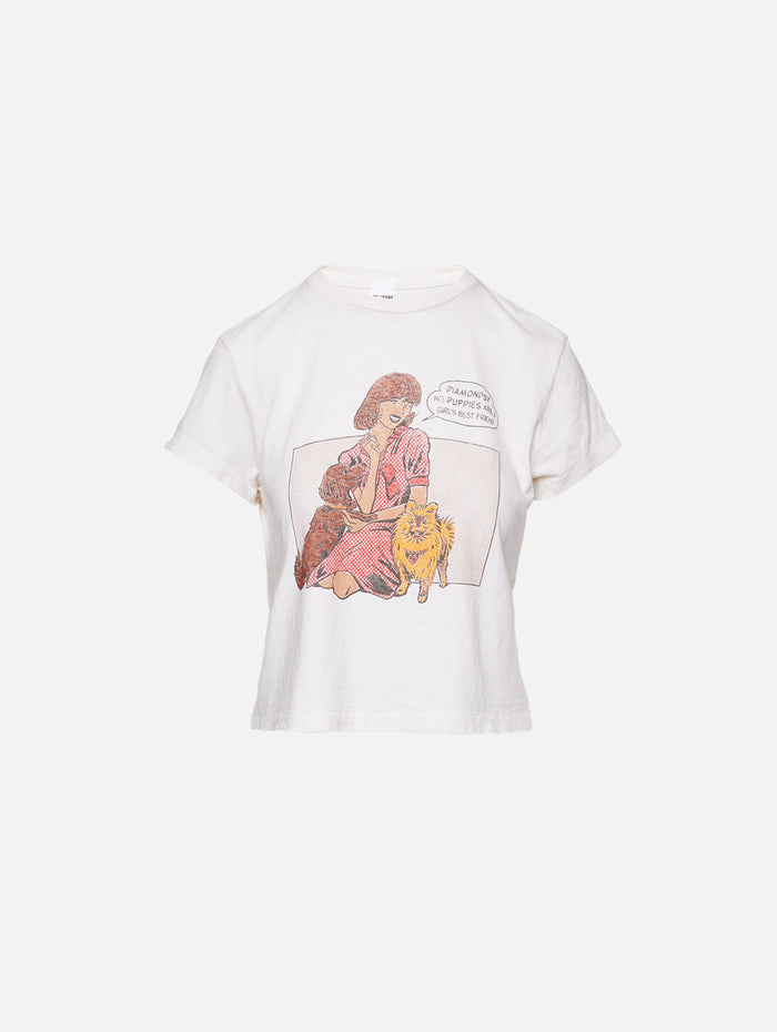 50s Boxy Tee,RE/DONE,VINTAGE WHITE,Image 1