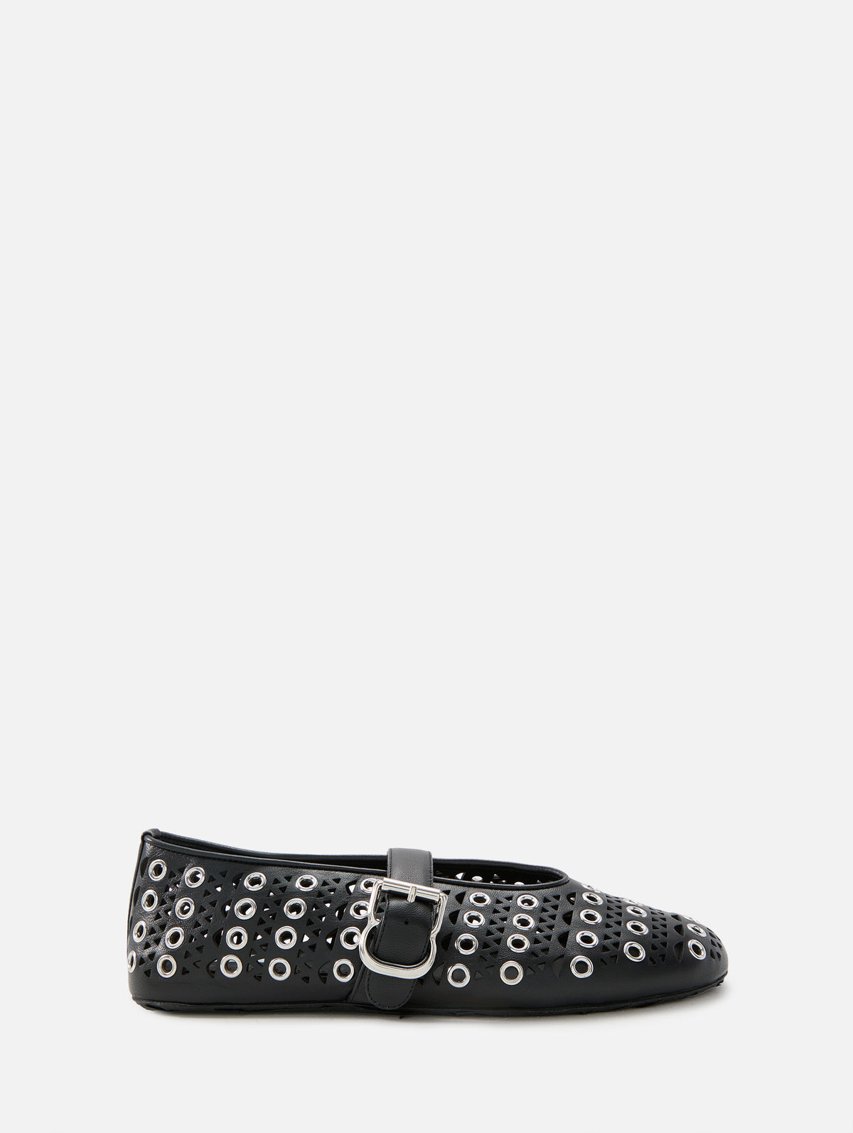 Ballet Flat,ALAIA,NOIR,Image 1