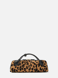 Teckel Clutch,ALAIA,BROWN,Image 1