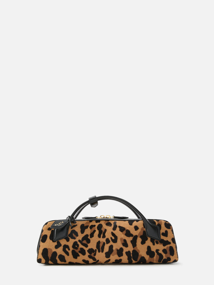 Teckel Clutch,ALAIA,BROWN,Image 1