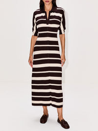 Solana Dress,PROENZA SCHOULER,BROWN MULTI,Image 2