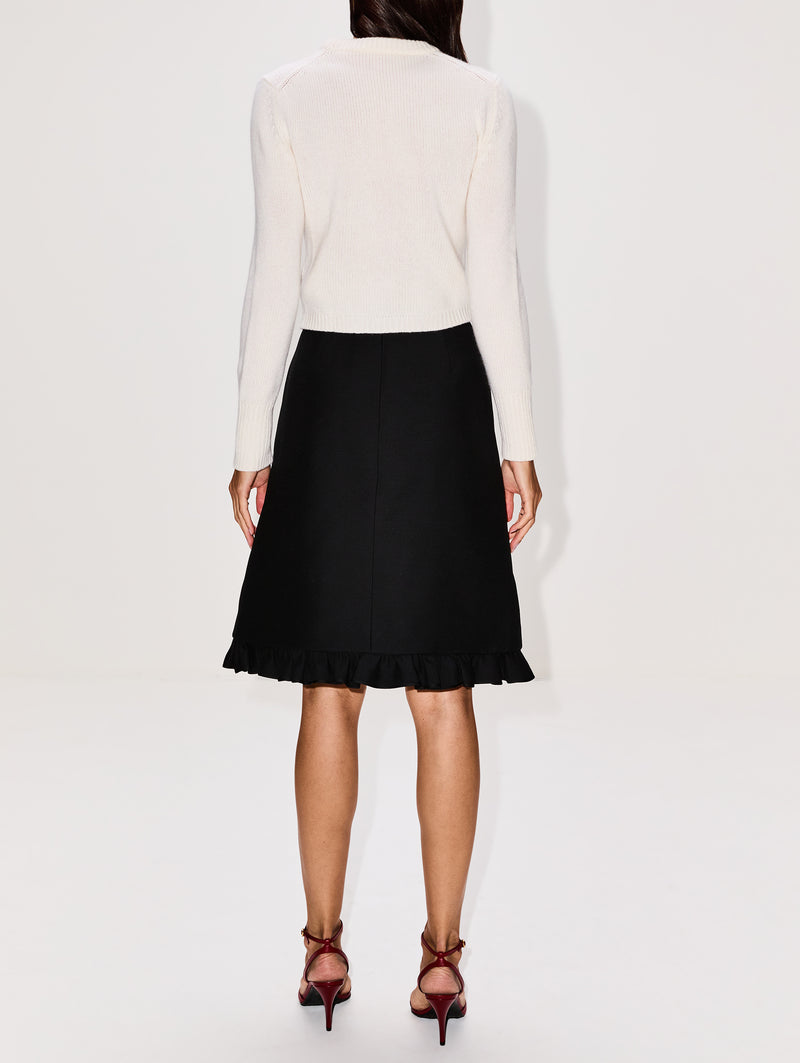 Side Ruffle Skirt